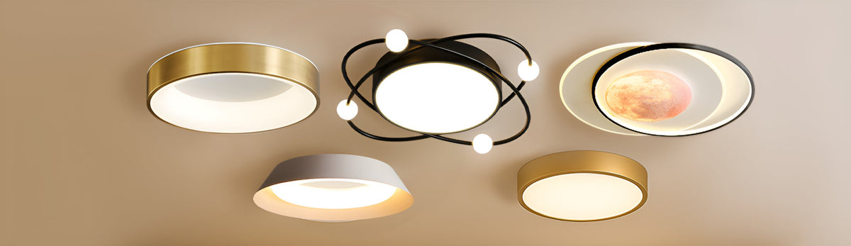 Круглі стельові світильники Circle ceiling