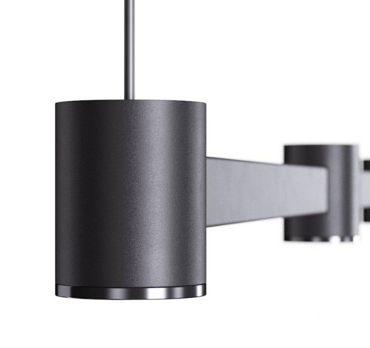 Підвісна люстра чорна L-80 cm / L-120 cm Led 3000K Black Arko Santy 230528-100002062