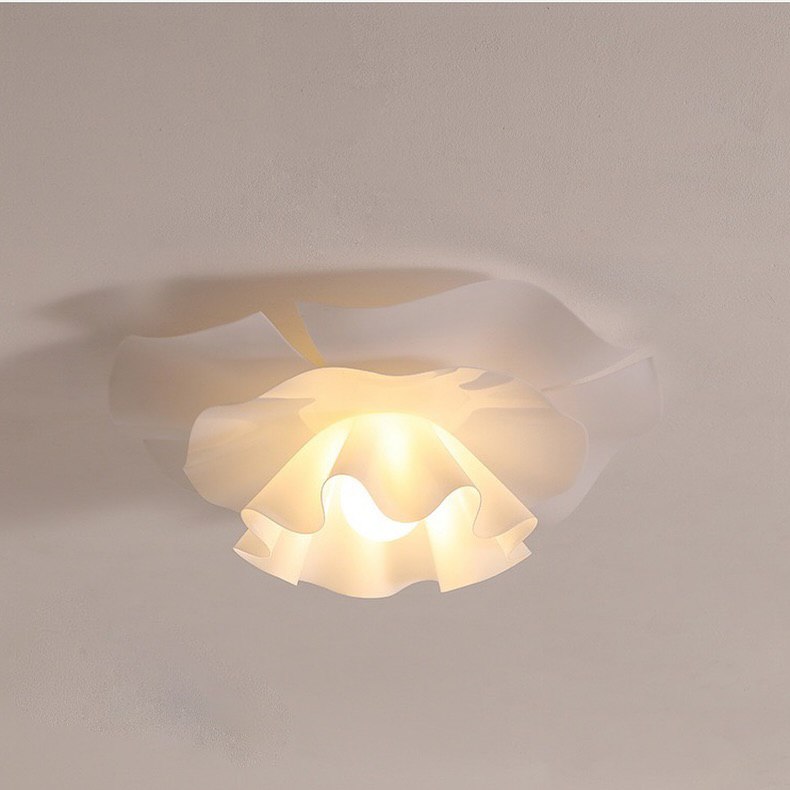 Cвітильник стельовий білий Квітка D-50 cm 1xE27 White Flower 250118-100004027