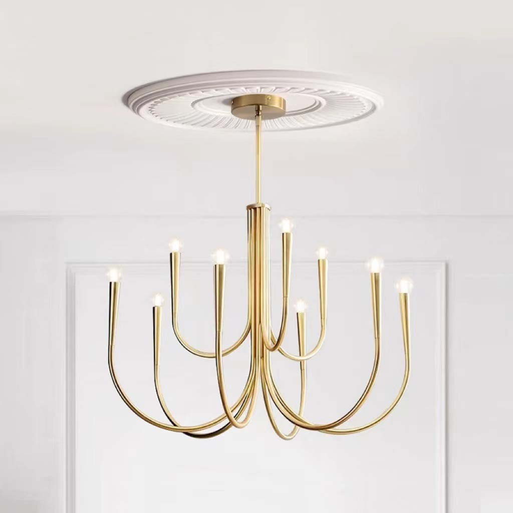 Люстра Laura D-80 cm E14 H-75 cm Gold 240918-100003755