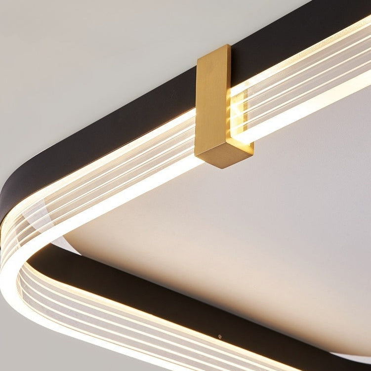 Стельовий світильник Simple square D500 3000-6000K 58W LED Black 241018-100003797