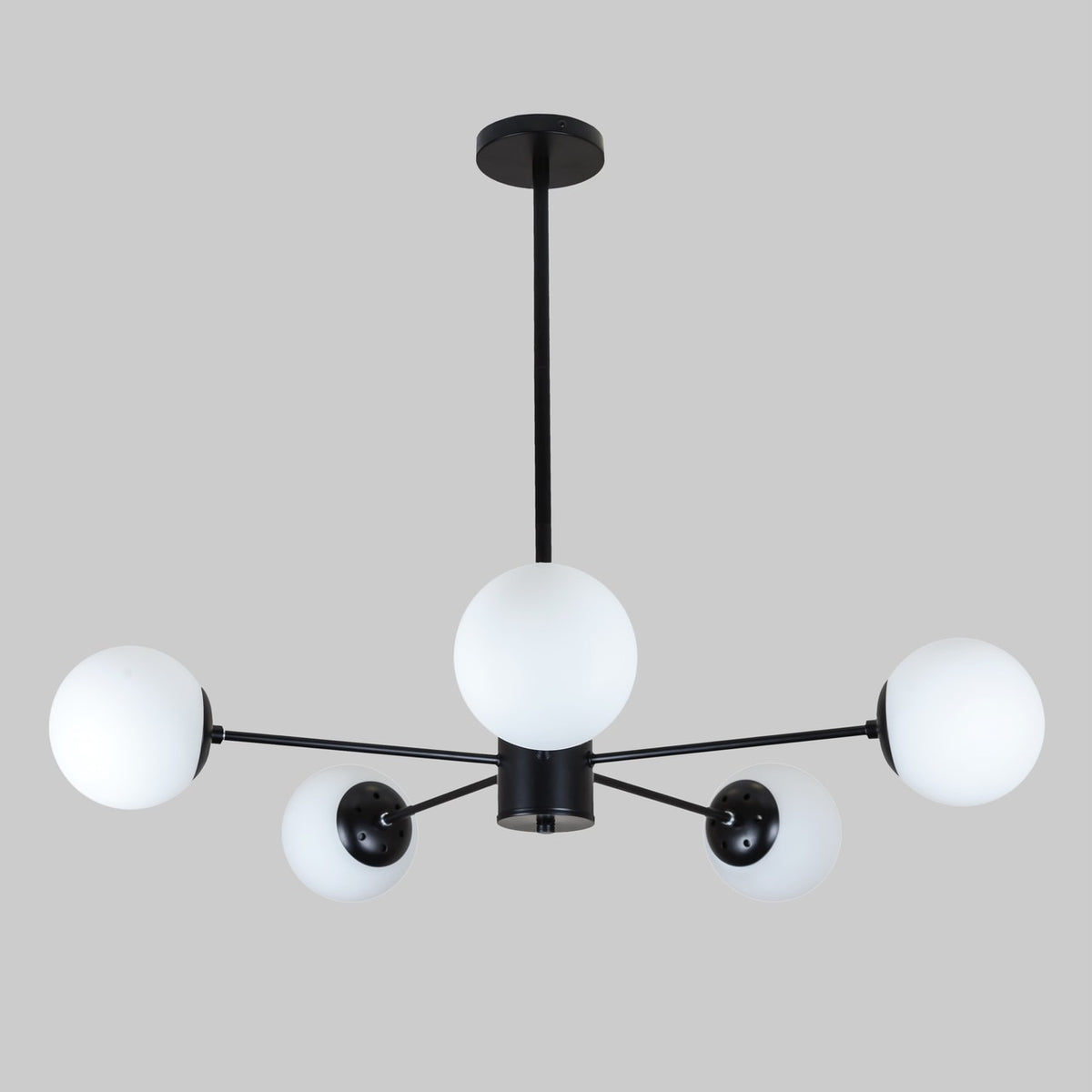 Люстра підвісна Bollo D800 H650 5xE27 Black & White 241031-100003791