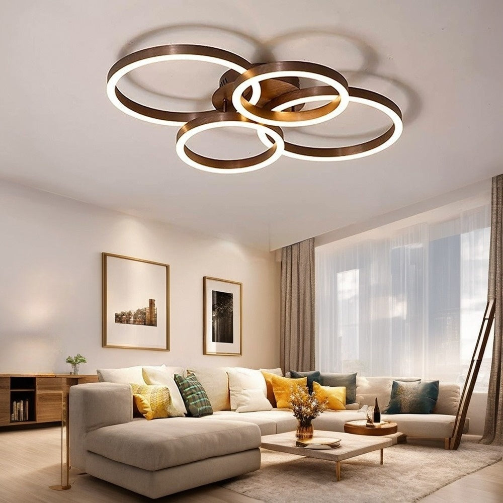 Стельова люстра Anelli 4 115W Led Brown 240918-100003741