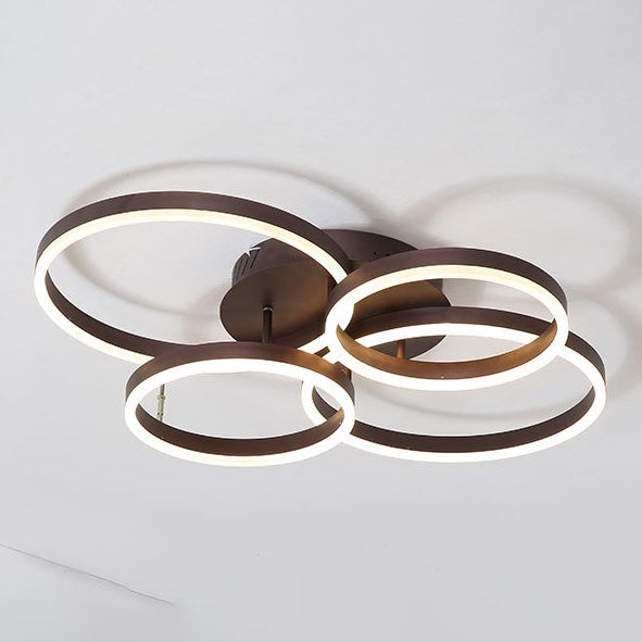 Стельова люстра Anelli 4 115W Led Brown 240918-100003741