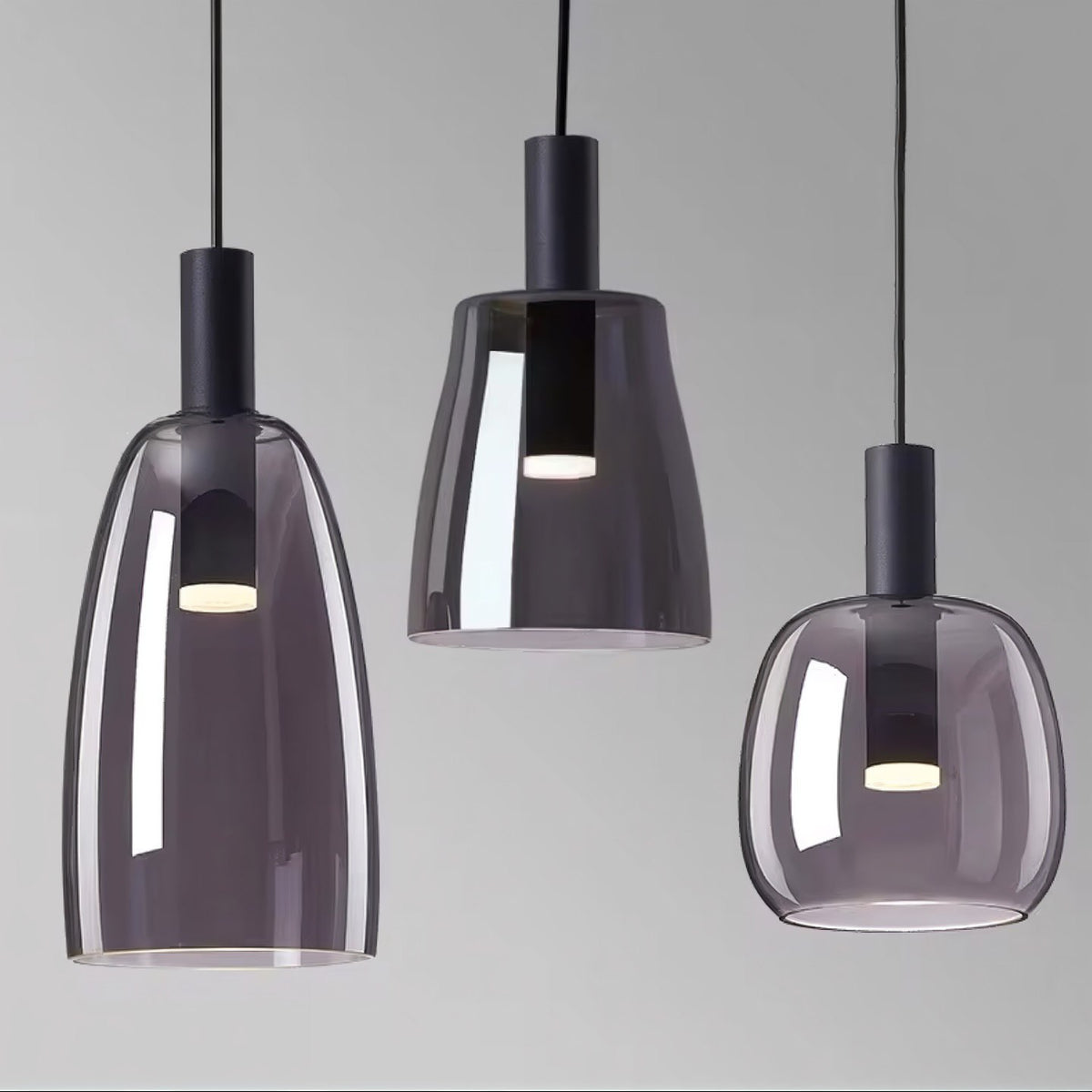 Світильник підвісний Black grey D-16 cm 240922-100003638