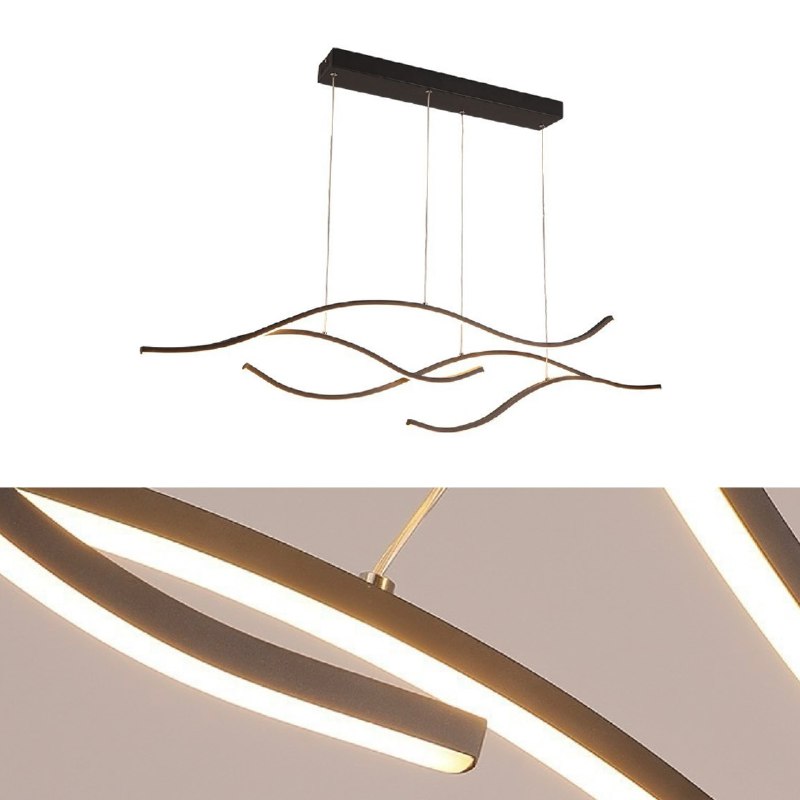 Люстра підвісна Two pairs L-120 cm Led 36W 4000K Black 240622-100003412