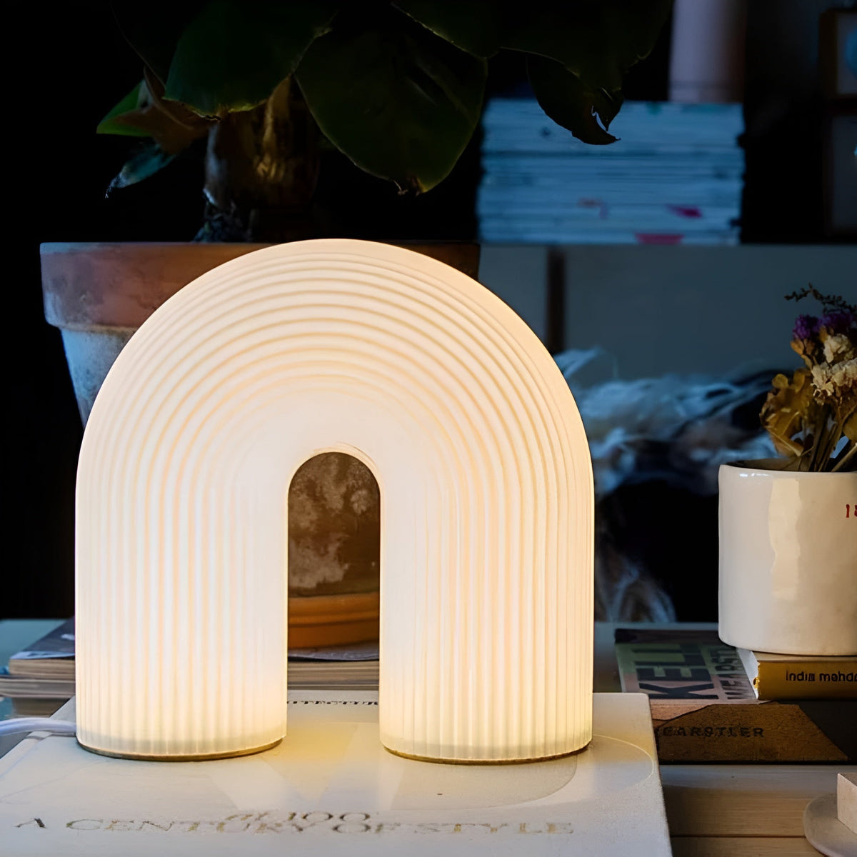 Настільна лампа H-23 cm W-22 cm Led 15W TUN lamp White+Gold 250958-100005924