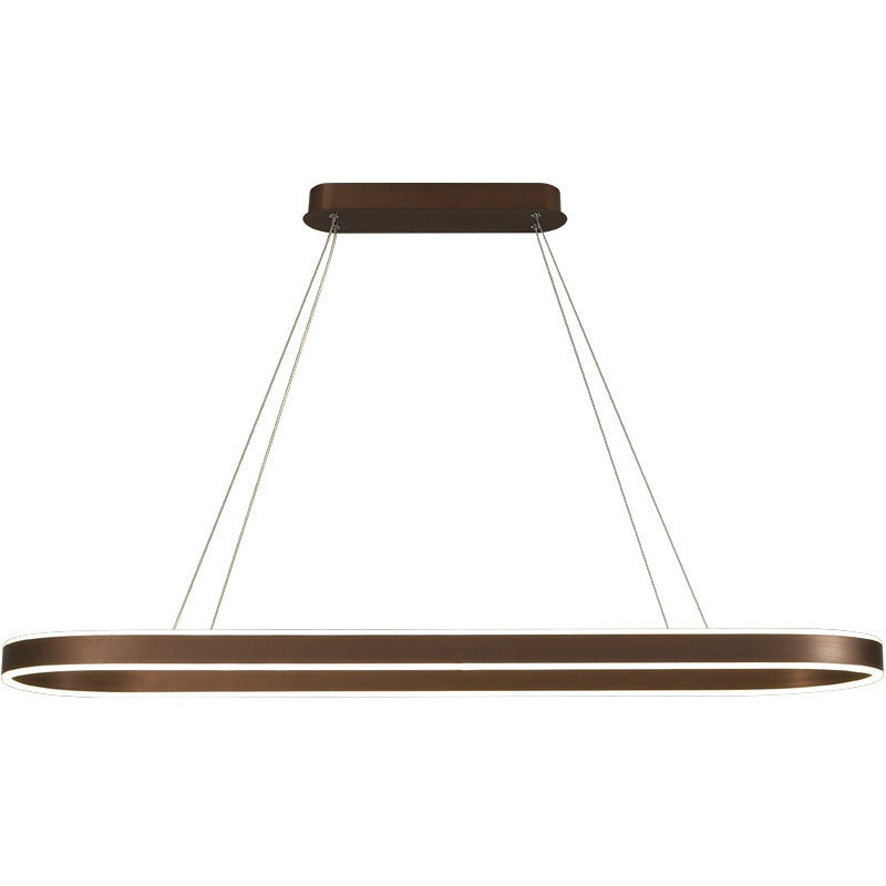 Підвісний світильник золотий L-100 cm Led 44W Gold Oval 251121-100006680