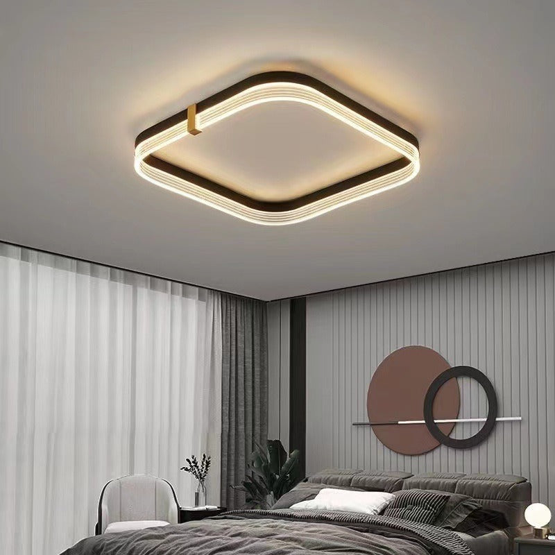 Стельовий світильник Simple square D500 3000-6000K 58W LED Black 241018-100003797