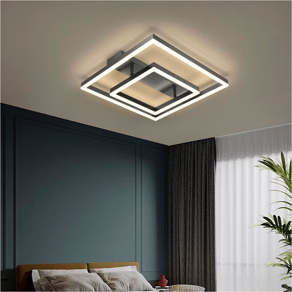 Стельовий світильник чорний D-50 Led 74W 3000K 4000K 6000K Black Square 250318-100004265