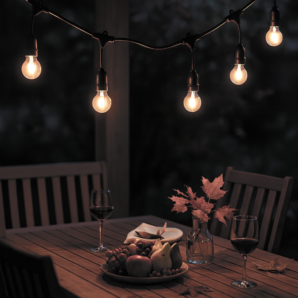 Гірлянда вулична чорна під лампи на підвісці L-10м E27х10 IP65 Black Garland Retro hang 251062-100006412
