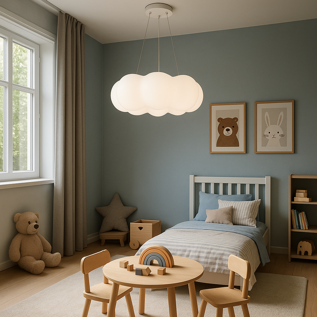Стельові світильники білі хмари з пультом D-45/55/65 cm Led White Clouds 251031-100006269
