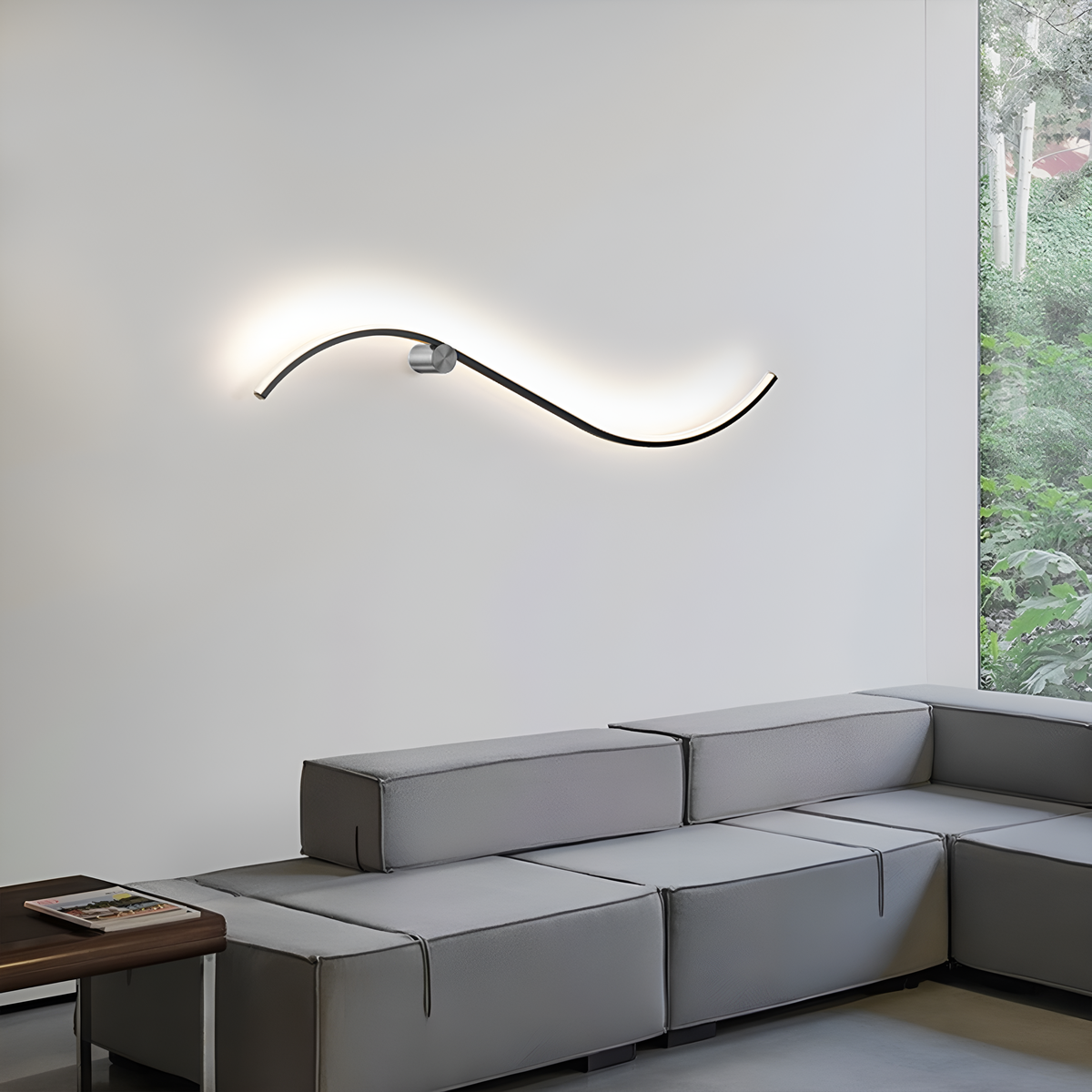 Бра Wave line Black + Chrome 250576-100004695
