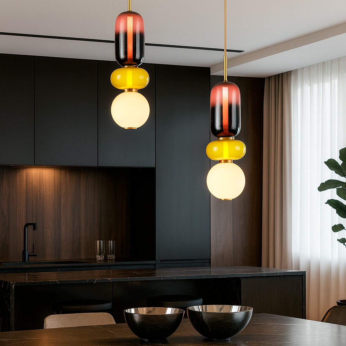 Підвісний світильник різнокольоровий W-18 cm Led 10W Colours 250931-100006117