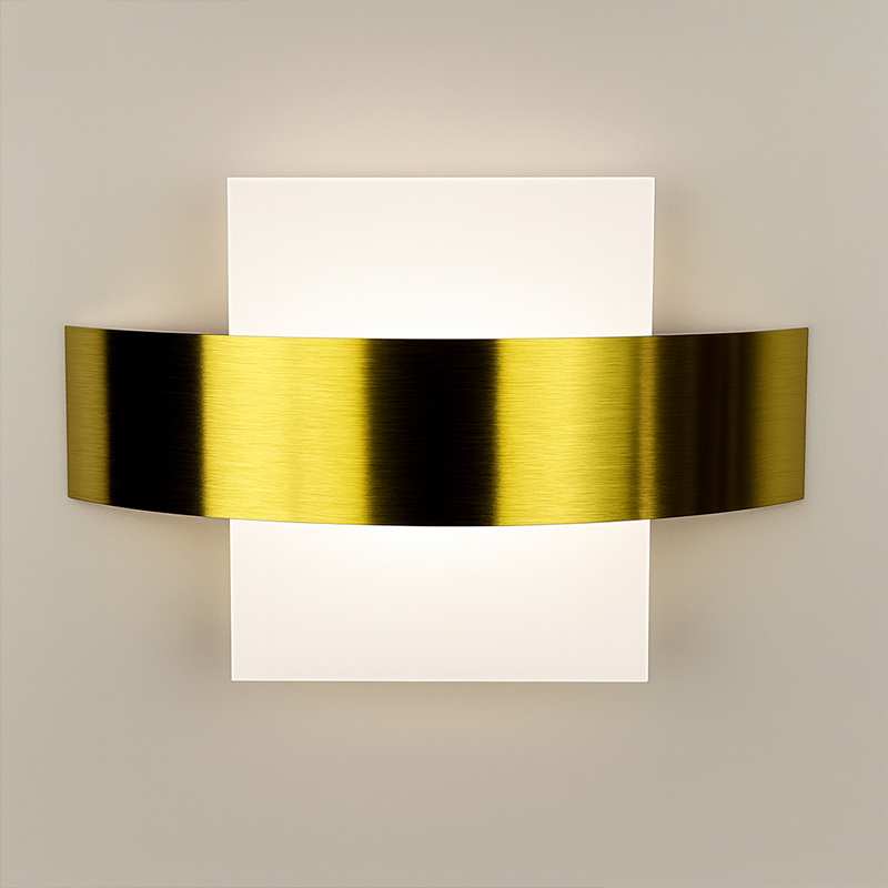Настінний світильник L-25 cm Led 4W Gold Square 250818-100005796