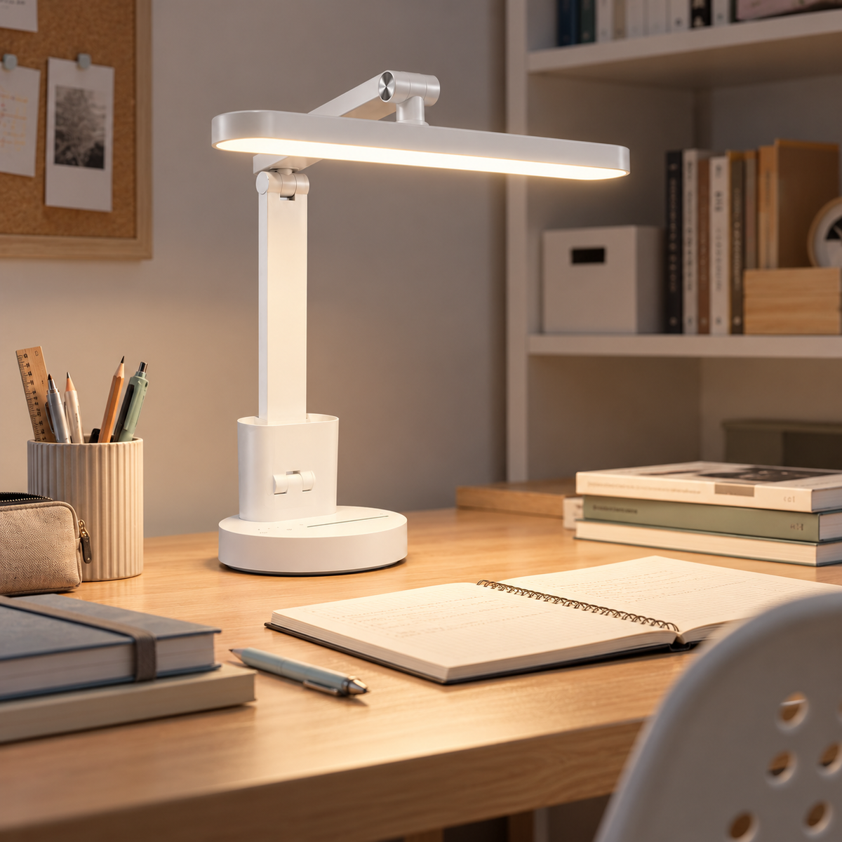 Настільна біла лампа акумуляторна H - 32 cm Led 10W USB - C 3000/4000/6000K White Trinee 261054-100009119