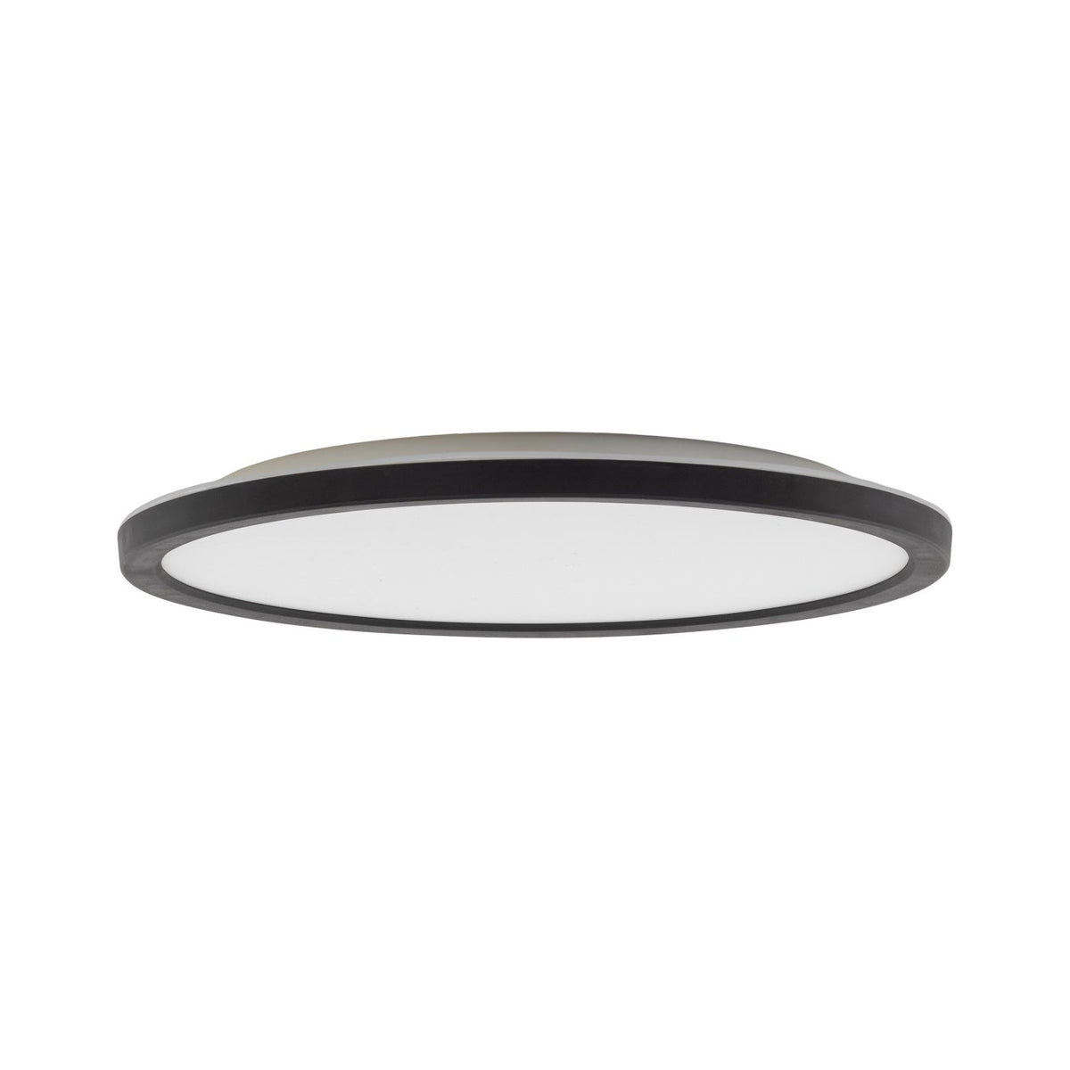 Стельовий світильник ультратонкий чорний світлодіодний D-30 cm H-3 cm IP54 Led 24W Black Circle 250940-100006035
