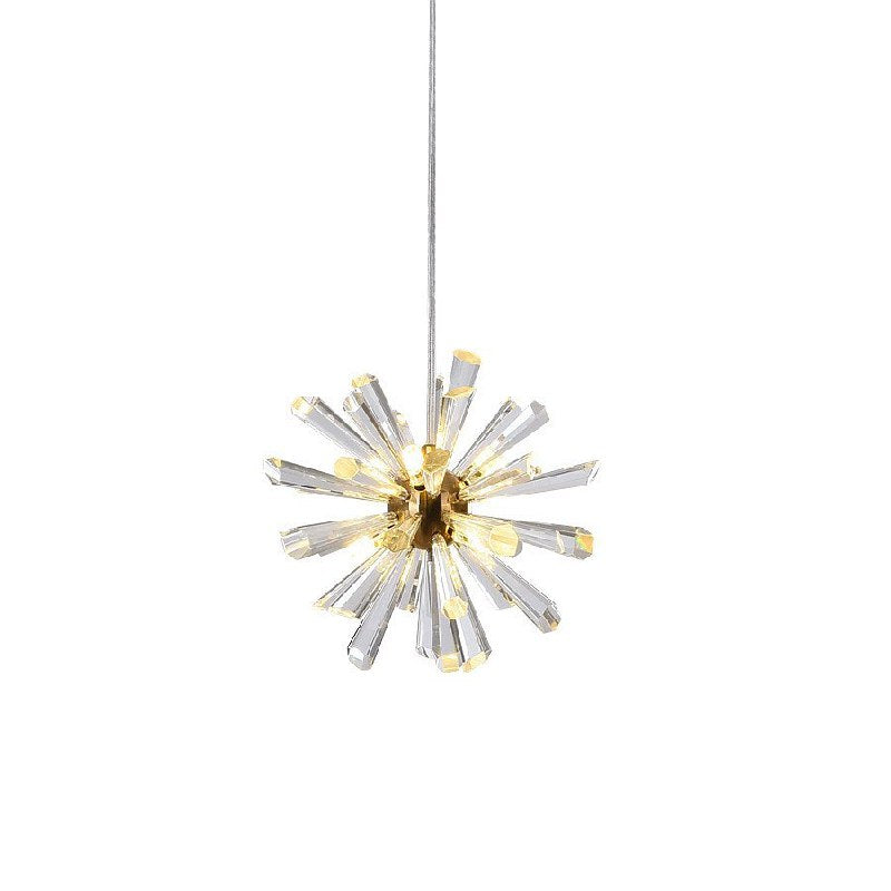 Підвісний світильник D-25 cm 8xG4 Gold Frost Elegance 231018-100002686