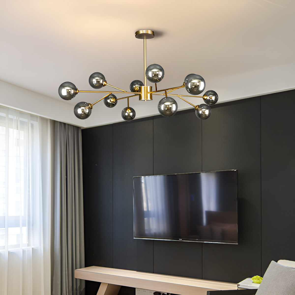 Люстра Berries G9х12 D-105cm Gold + Black 250431-100004560