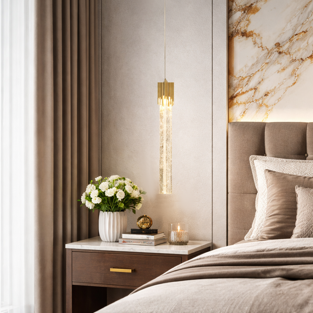 Підвіс золотий 4100К H - 36 cm Led 5W Gold Prisma bubble 220819-100000986