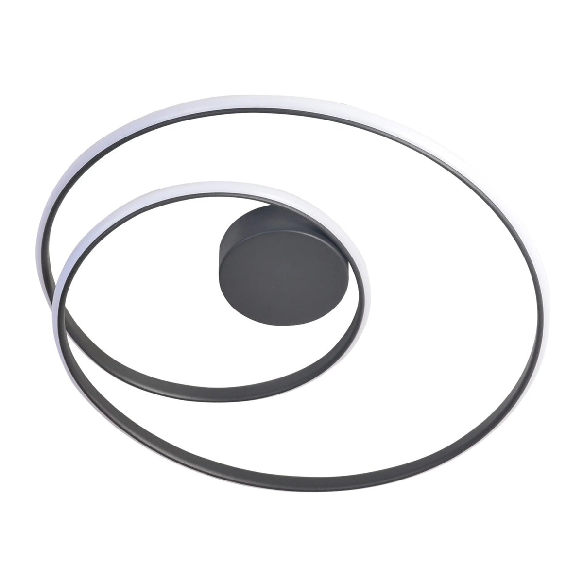 Стельова люстра чорна D-50 cm Led 40W 4000K Black Knot 251240-100006887