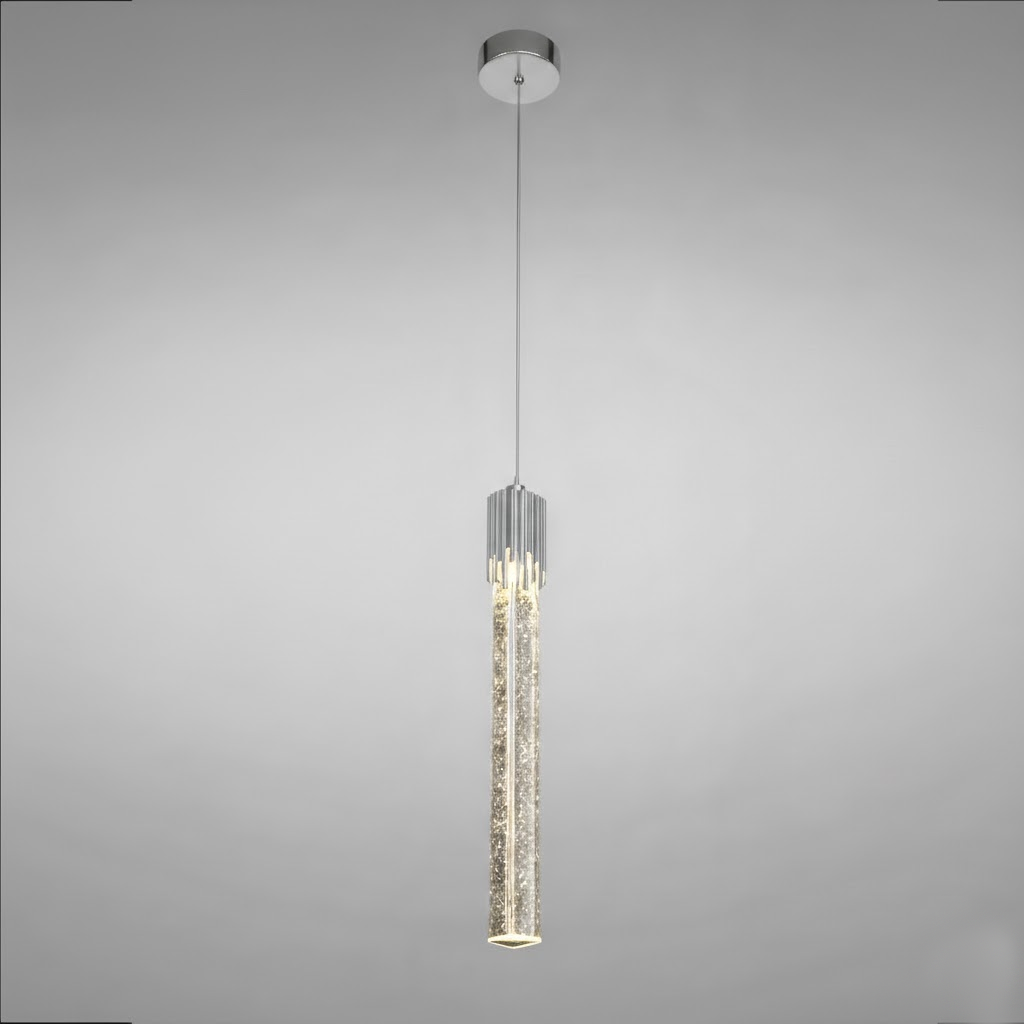 Підвісний світильник срібний 4100К H - 36 cm Led 5W Chrome Prisma bubble 260119-100007139