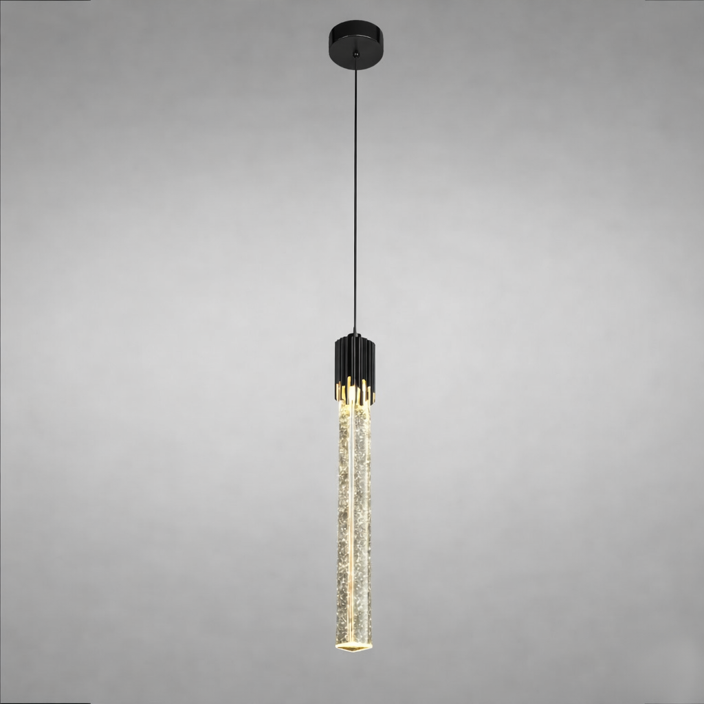 Підвісний світильник чорний 4100К H - 36 cm Led 5W Black Prisma bubble 260119-100007138