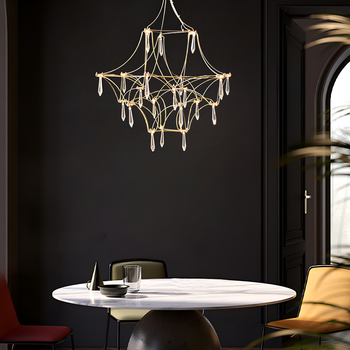 Люстра Rain L-60cm LED 11W Gold 250518-100004869