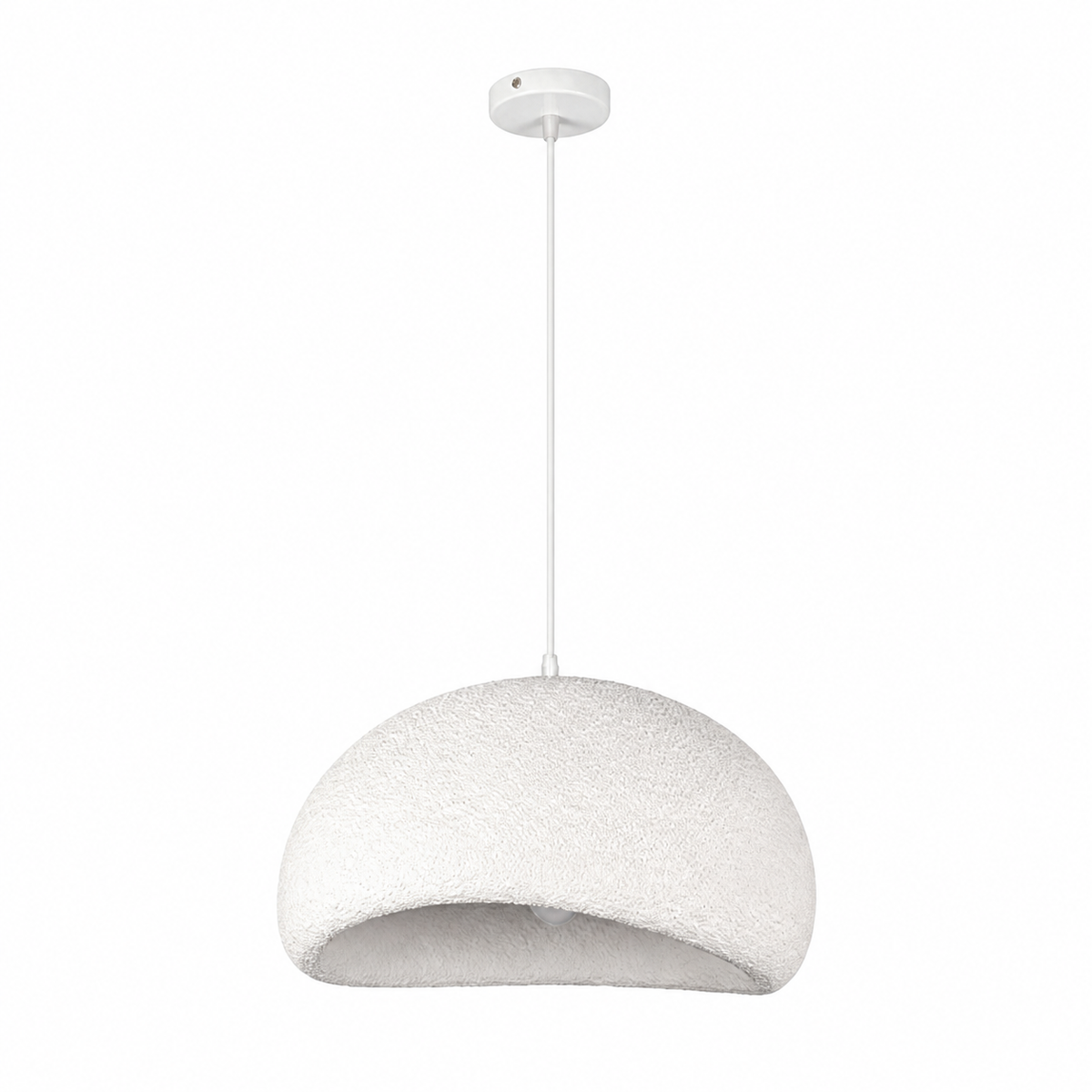 Підвісний світильник білий L-30 cm / 40 cm / 60 cm E27 White Wabi Sabi 260531-100007899