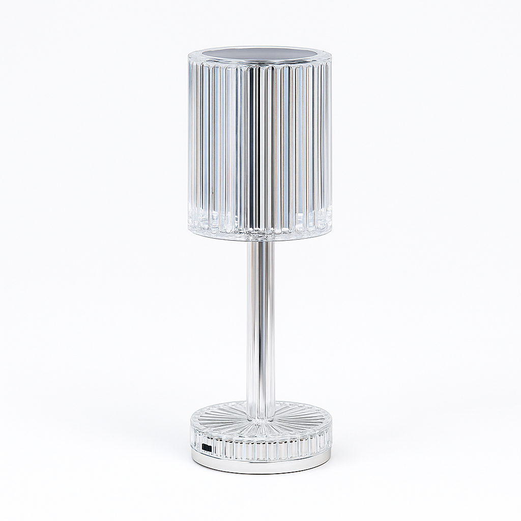 Настільна лампа акумуляторна з прозорим плафоном H-25 cm Led 3000K-6000K Crystal Tube 251131-100006544