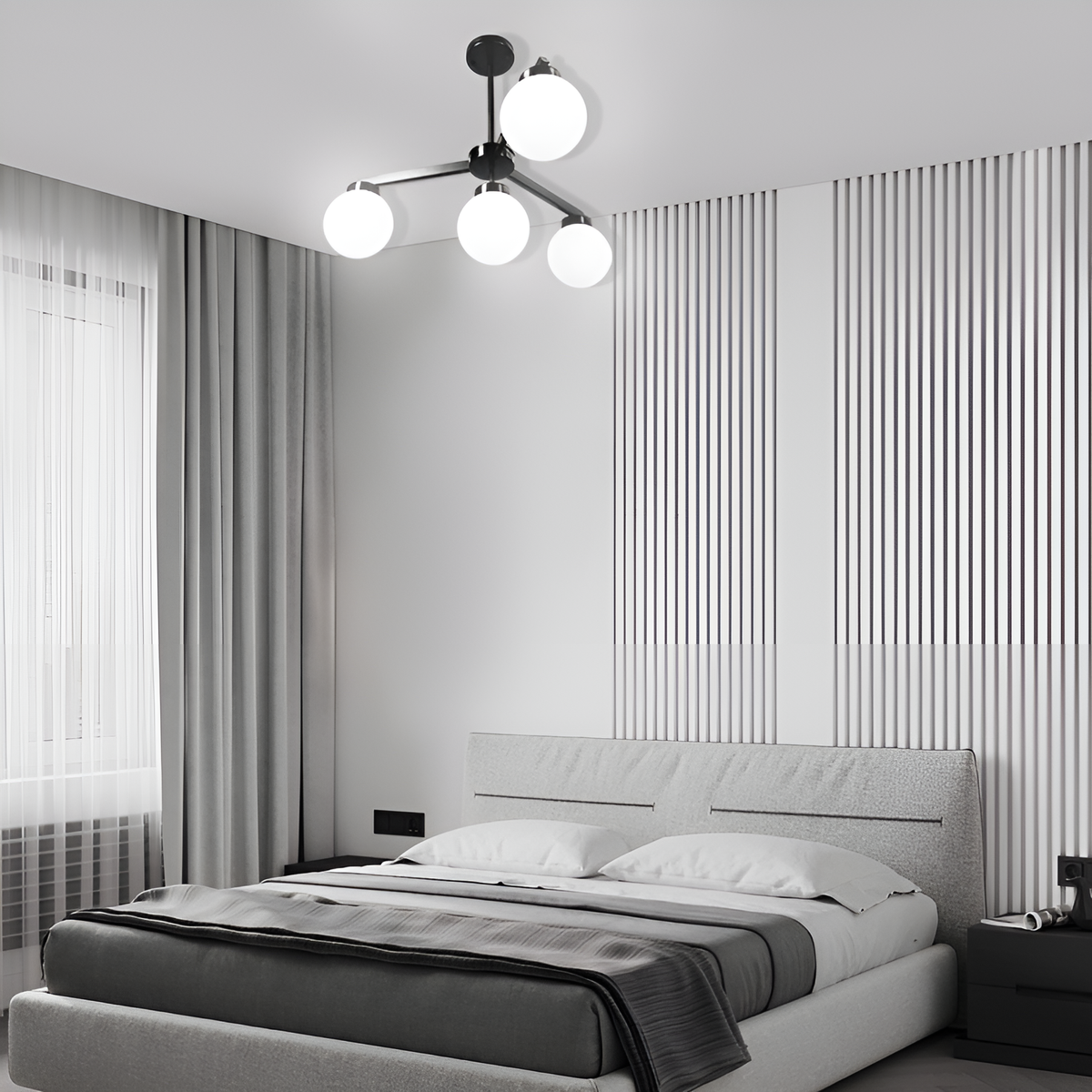 Підвісні світильники Light Aura D600 4xG9 / 7xG9 Black + White 241118-100003964