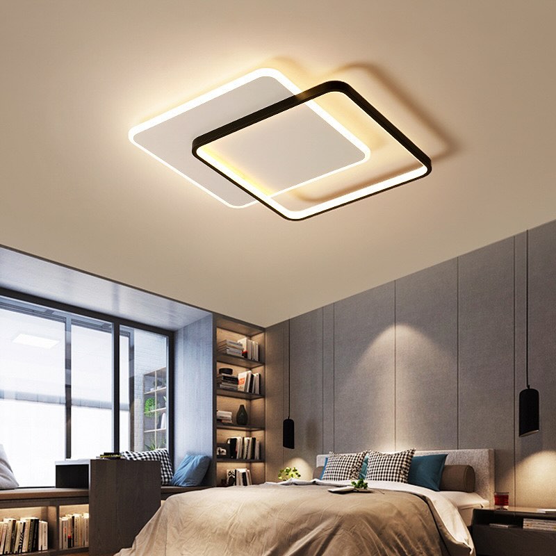 Стельовий світильник Double geometry L-47 cm Led 40W 3000K-6000K Black + White 240476-100003225