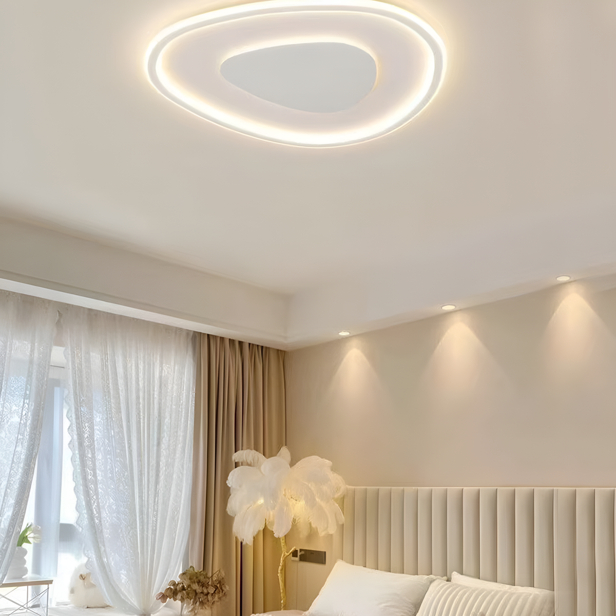 Стельовий світлодіодний світильник Geometry White 44W LED 250431-100004620