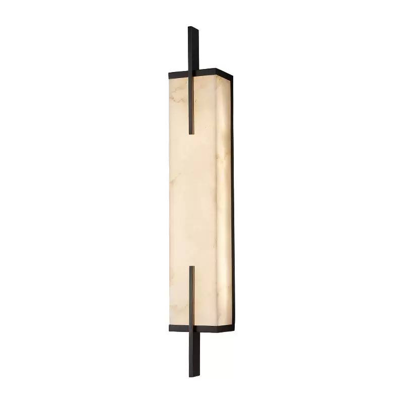 Настінні світильники з натурального каміння L-60 cm / L-80 cm / L-100 cm Led Vintage brass Stone 260758-100008312
