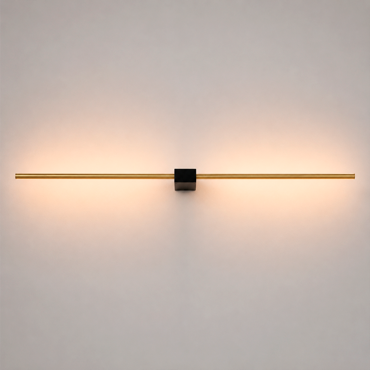 Бра золоте з чорним кріпленням H-92 cm Led 10W Gold Gala 260728-100008407