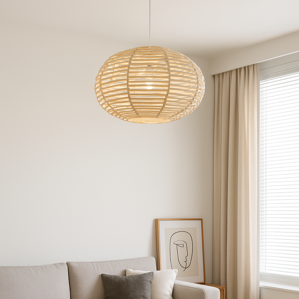 Люстра з ротангу D-40 cm / D-60 cm Е27 Earthlight 250510-100004677
