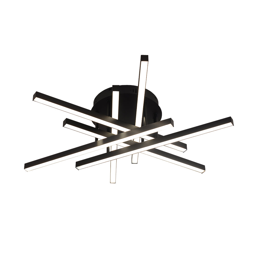 Стельова люстра чорна D-64 cm Led 90W 3000K-5000K Black Star 260260-100007379