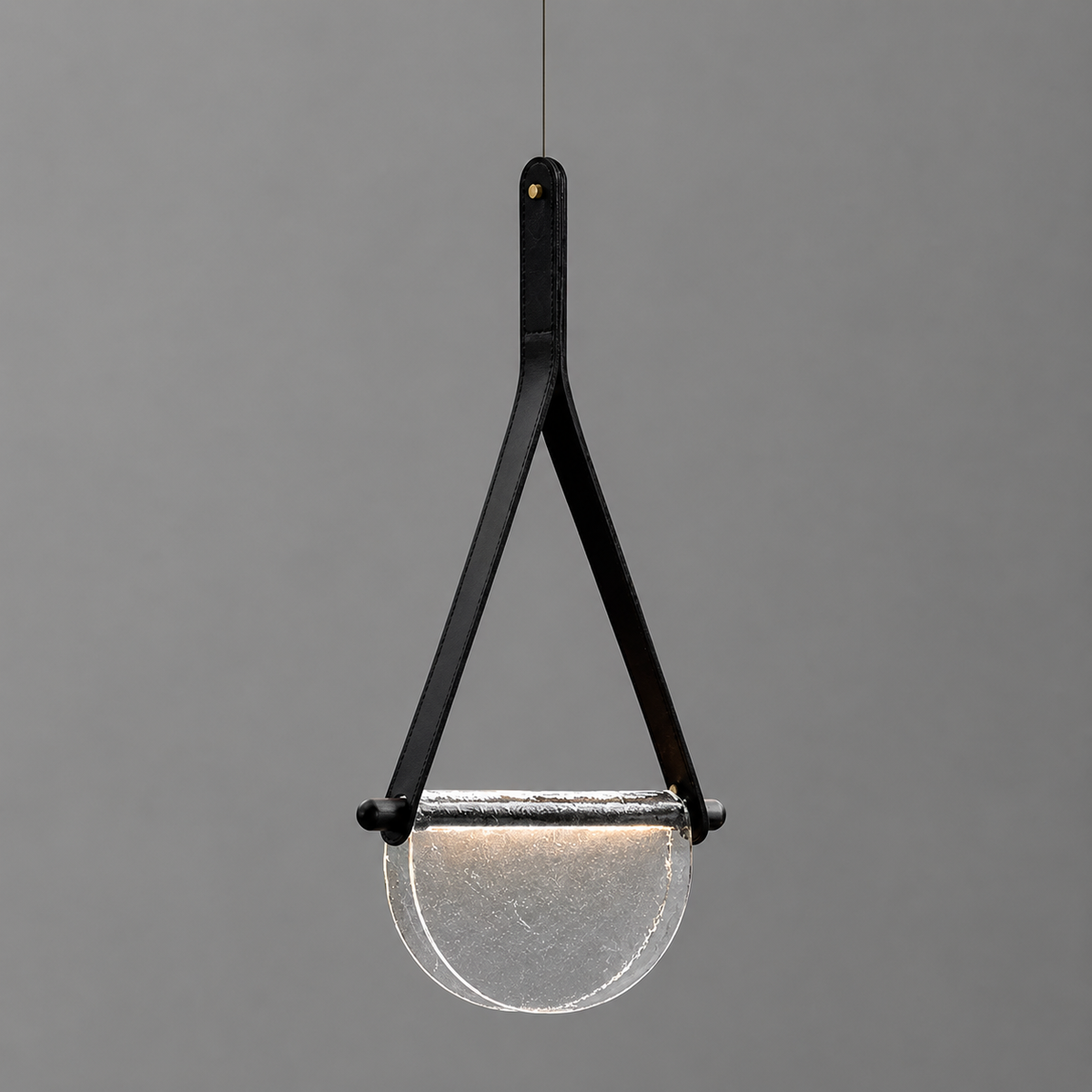 Світильник підвісний чорний з дичастим склом H-75 cm W-38 cm Led Black Drop hang 260822-100008576