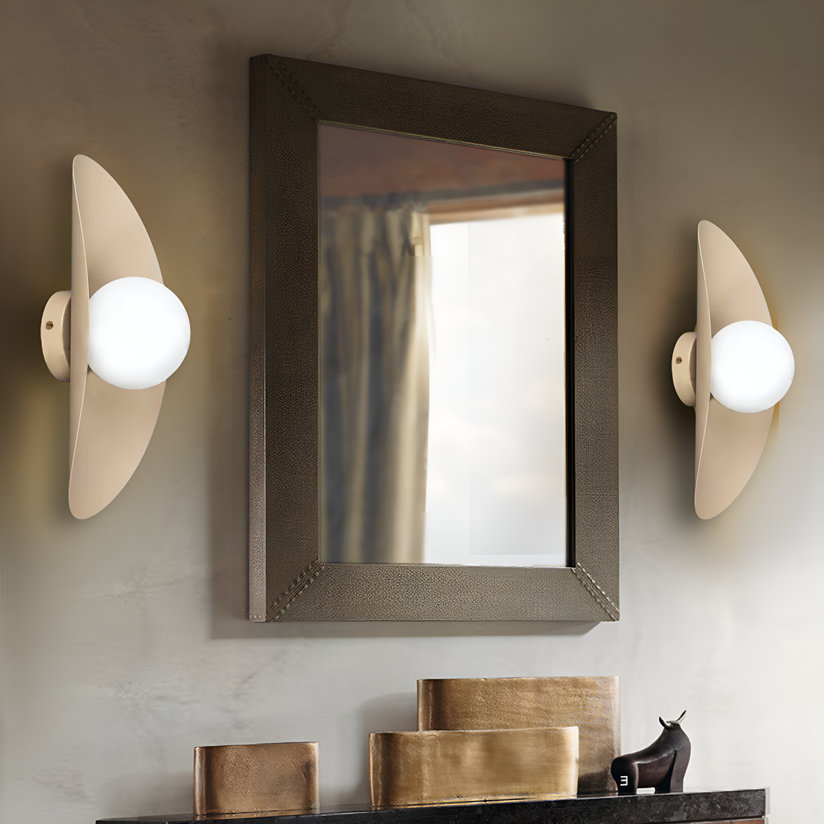 Настінний світильник Taco Beige H-40cm G9 250577-100004880