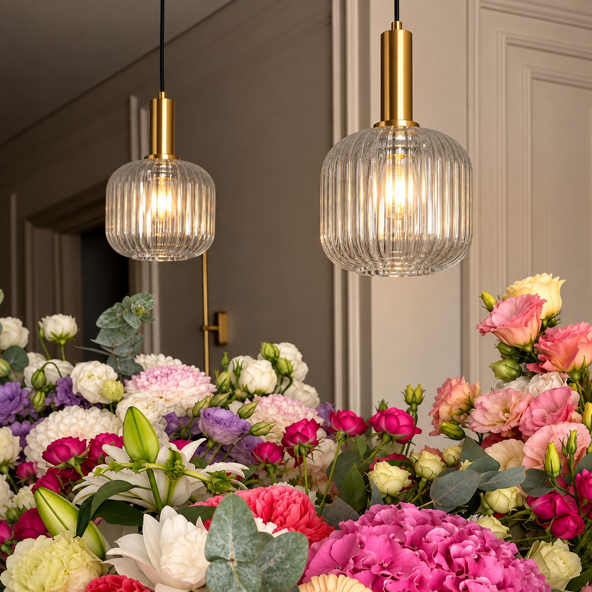 Світильник підвісний E27 D-20 cm Clear glass Garden lamp 240931-100003659
