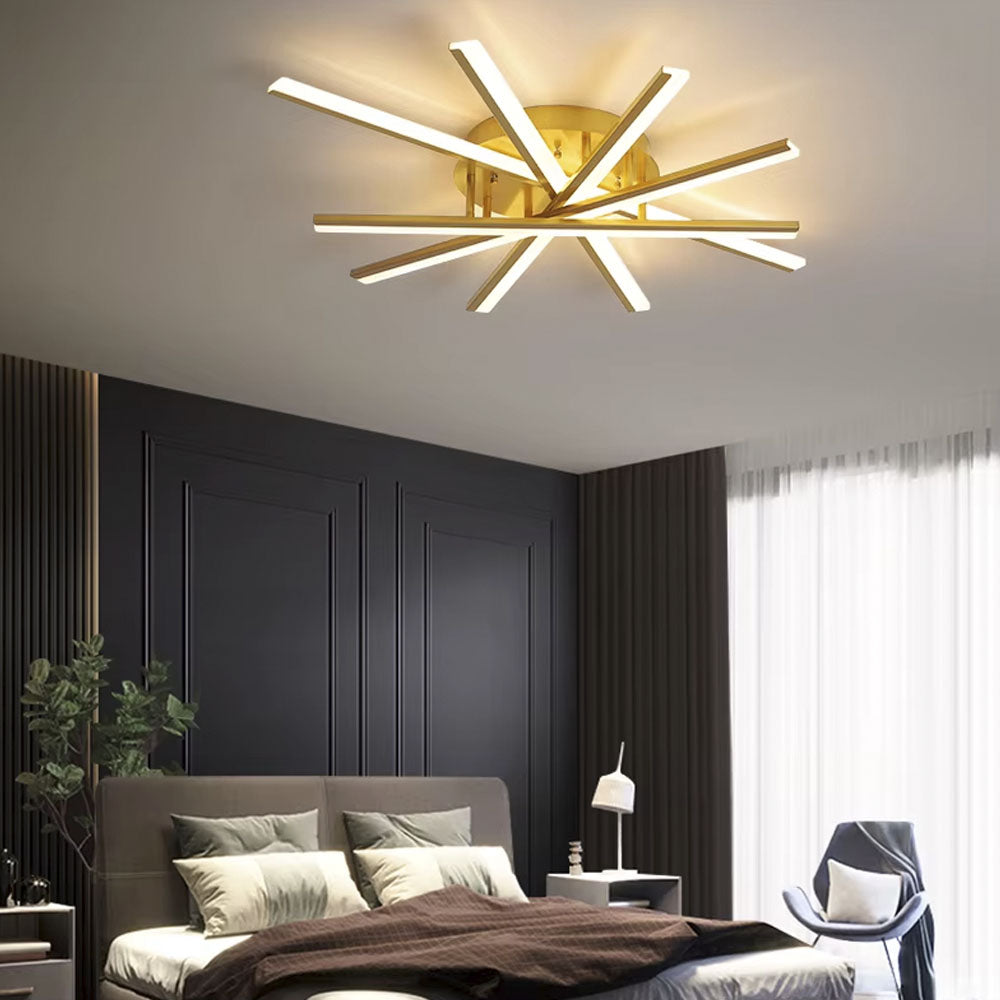 Стельовий світильник Geometry D600 Led 56W 3000K 4000K 6000K Gold 250218-100004156