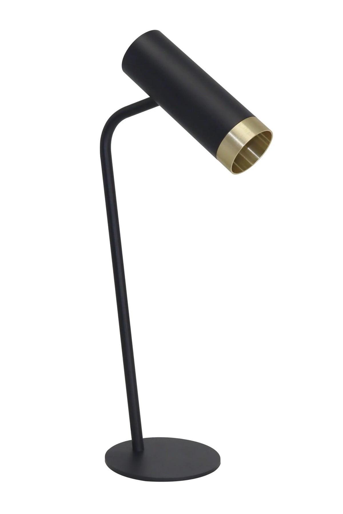 Настільна лампа H-44 cm GU10 Black+Gold Spoon 251240-100006827