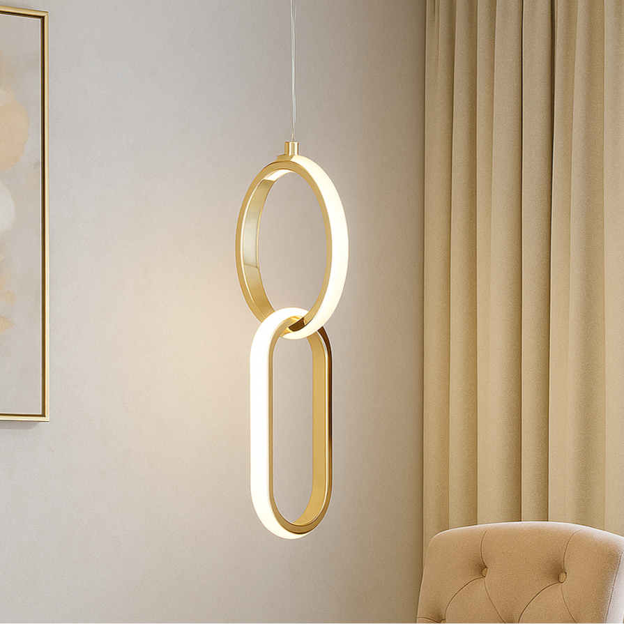 Підвісний світильник Clip Circle 26W 3000-6000K Gold 250635-100005139
