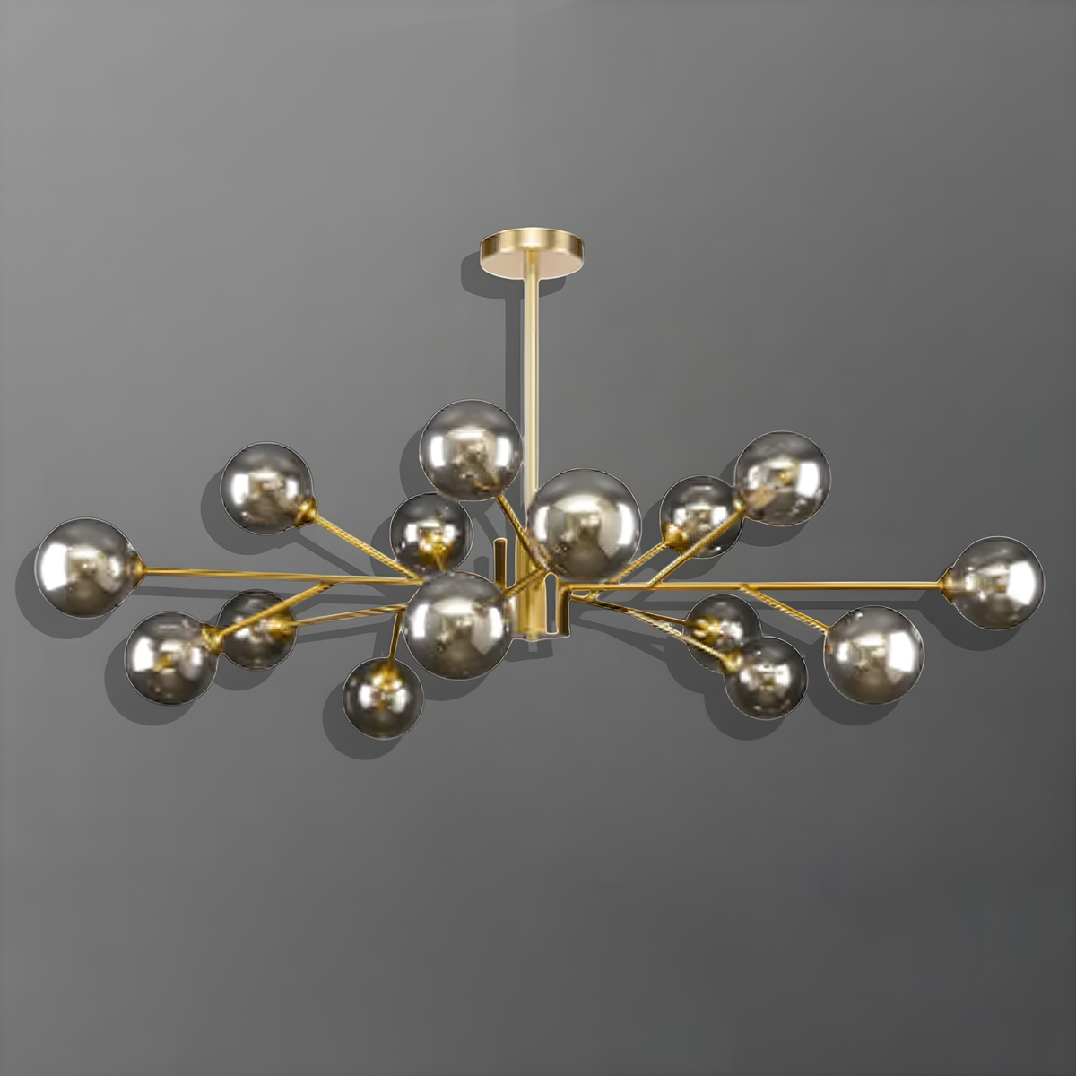 Люстра золота Berries D-105cm Gold + Black 250431-100004565