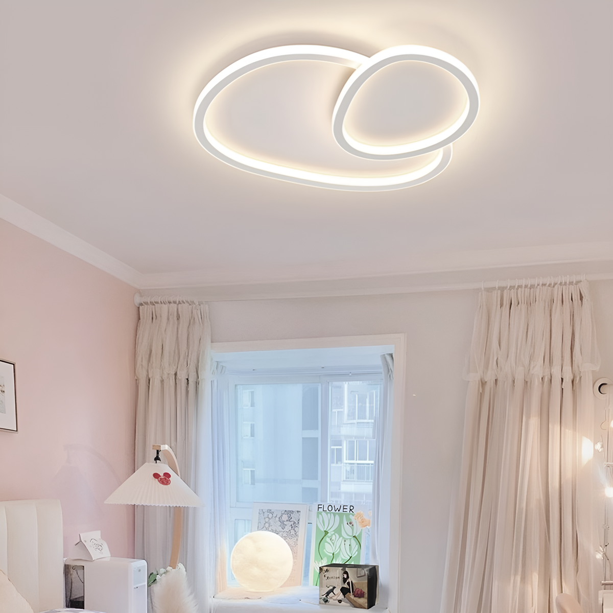 Стельовий світильник лед Geometry White 50W LED 250431-100004619