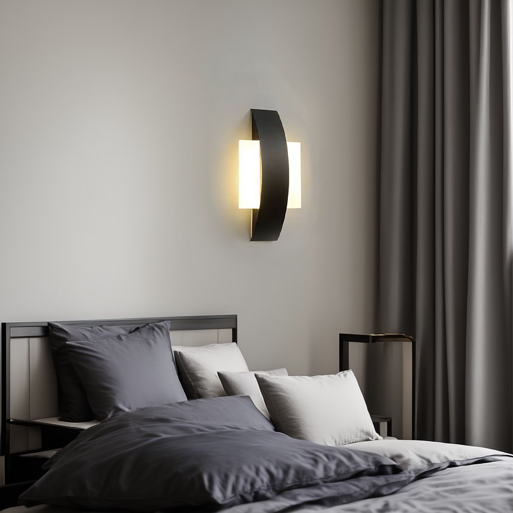 Настінний світильник L-25 cm Led 4W 4000K Black + White Square 250118-100004068