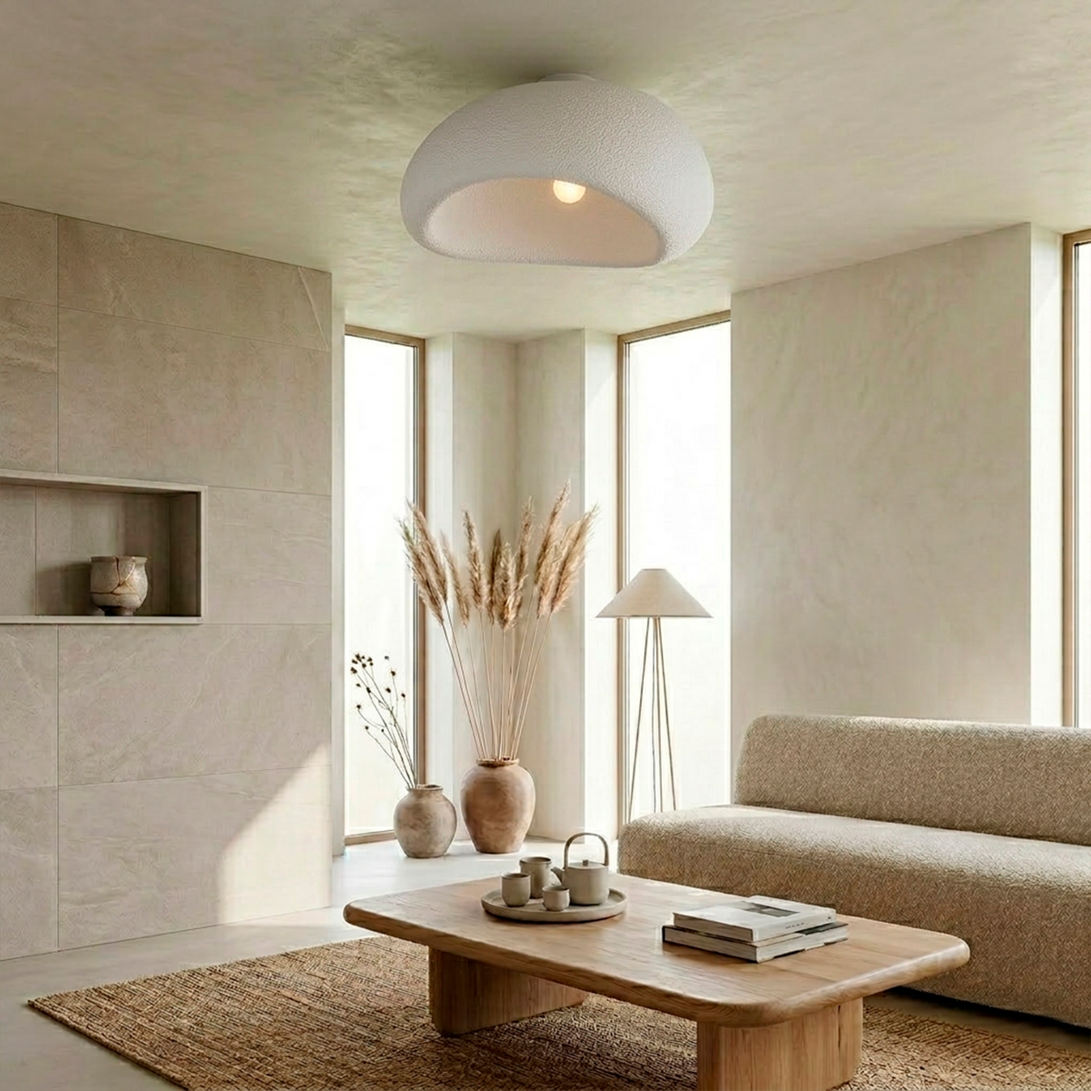 Cтельовий світильник білий L - 40 cm / L - 52 cm / L - 60 cm E27 White Wabi Sabi 260431-100007842