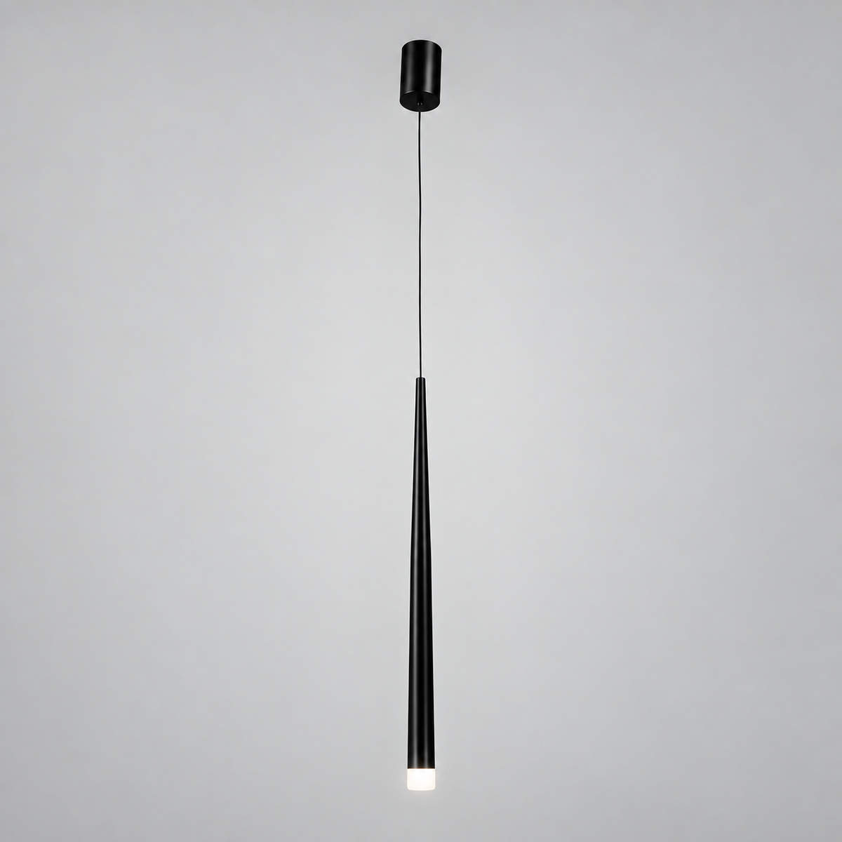 Підвісний світильник чорний H-65-160 cm Led 4W 4000K Black Drop tube 260718-100008410