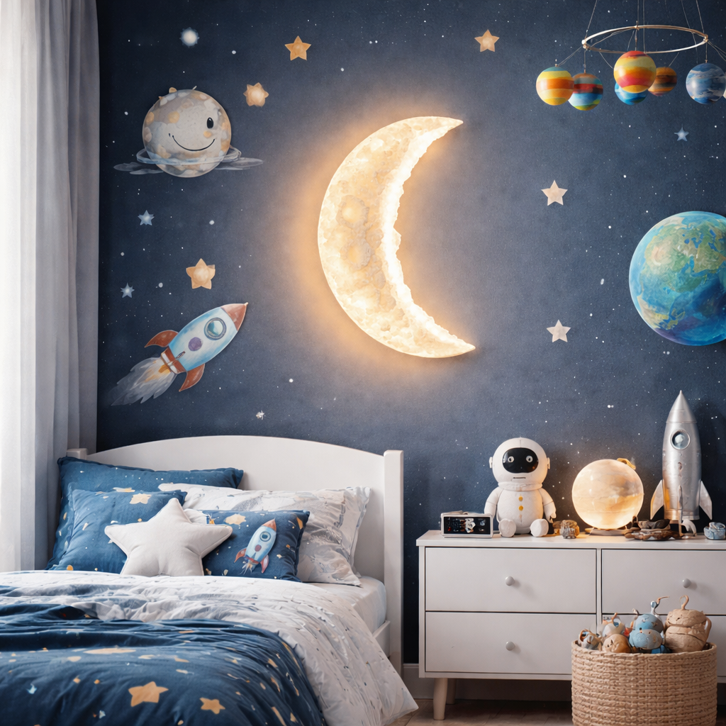 Настінний світильник білий H-27cm/ 37 cm / 58 cm Led White Moon