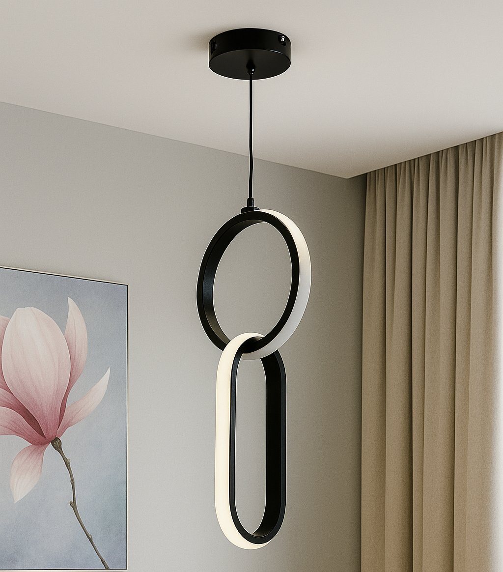 Підвісний світильник Clip Circle 26W 3000-6000K Black 250635-100005138